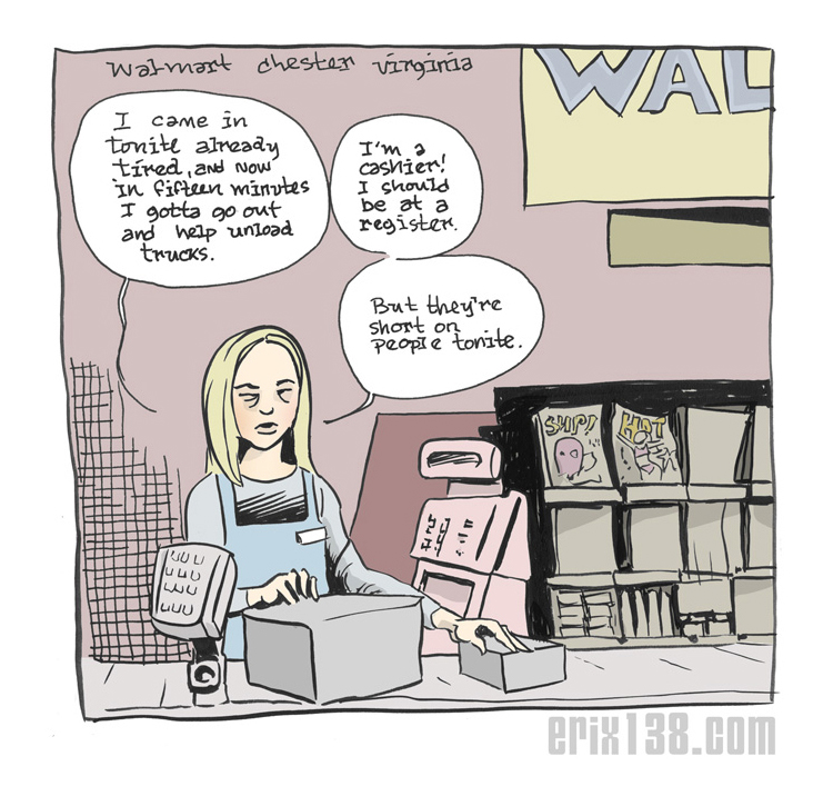 Cashier Wlamart Chester Virginia