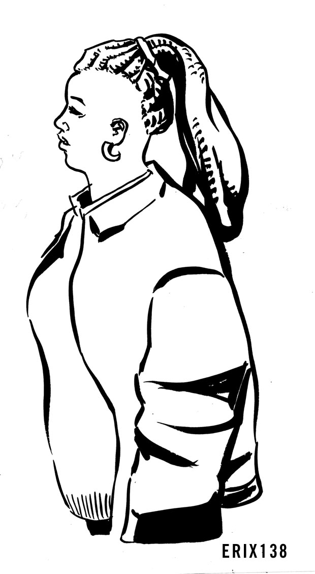 Ink Jacket Lady