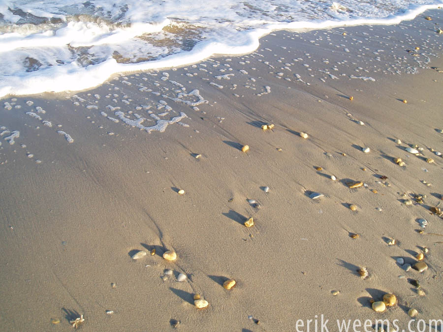 More foam at Slaughter Beach delaware