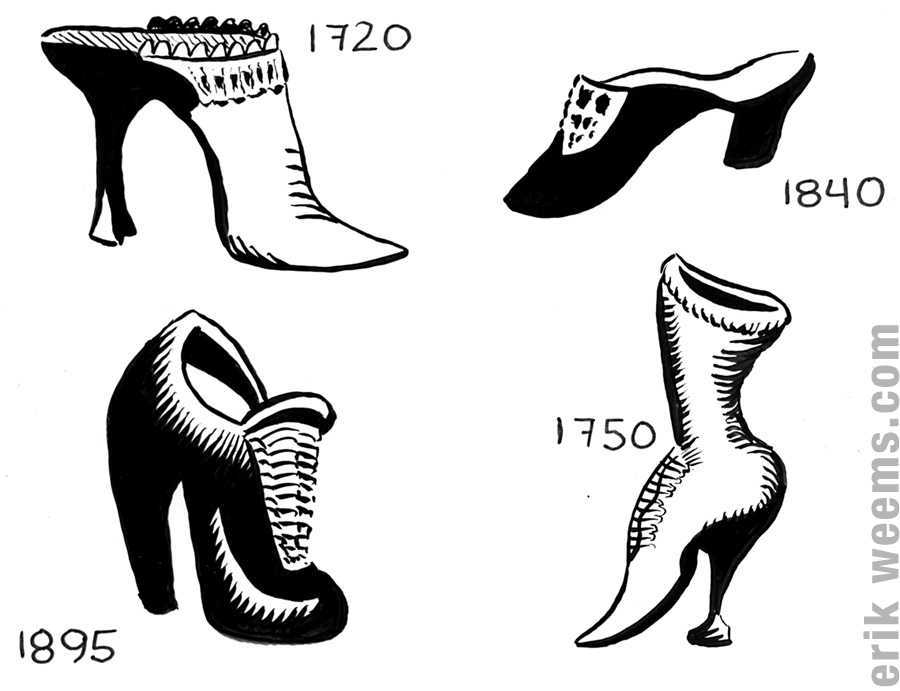 High heels