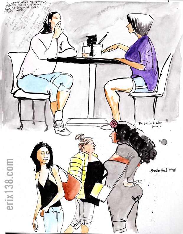 SB208 Mall People Color Ink